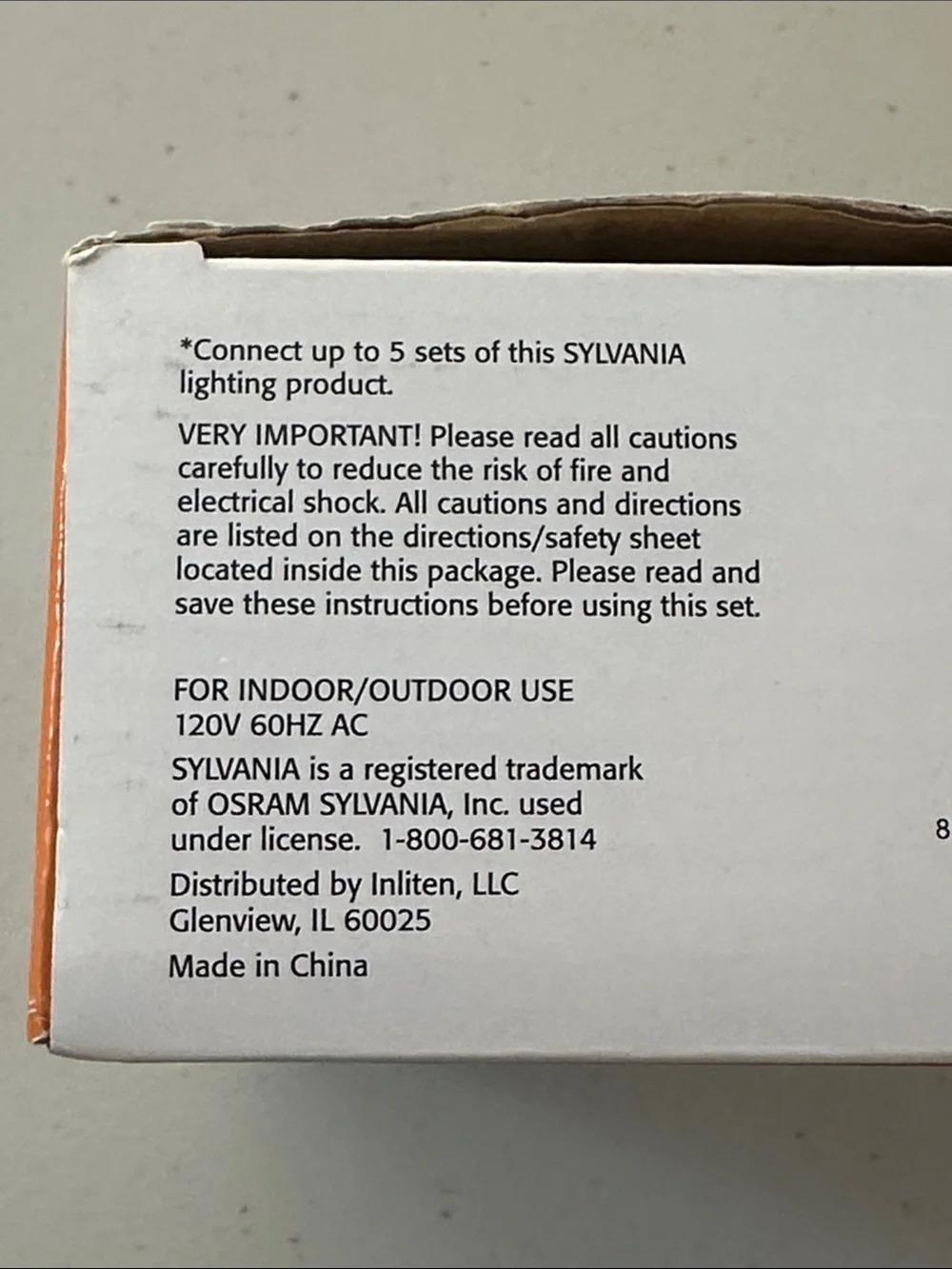 SYLVANIA Orange Halloween Mini Lights - 100 Count